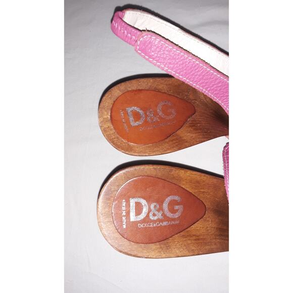 Dolce & Gabbana Pink Mule Slide Open Toe, Sling Back Sandals EU 38.5 - Picture 10 of 10